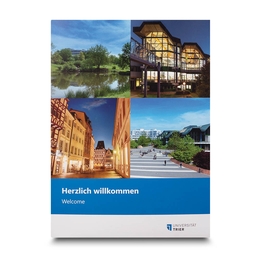 Willkommensmappe Universität  - Lindner druckt hochwertige Präsentationsmappe