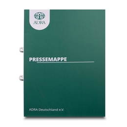 Pressemappe - Menschen in Not - Angebotsmappe individuell bedrucken lassen