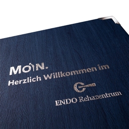 Mappe-Rehazentrum mit Folieneinlage