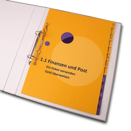 13-fach Register Volkshochschule