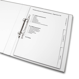 Register 03-fach Projektabwicklung