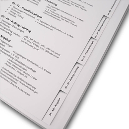 Register 05-fach Geschäftliche Projektabwicklung