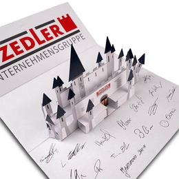 Neujahrskarte Zedler Direct Mailing