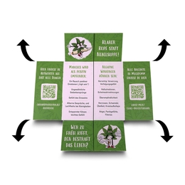 Endlosfaltkarte Cannabis LAKOST