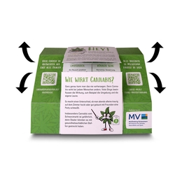 Endlosfaltkarte Cannabis LAKOST