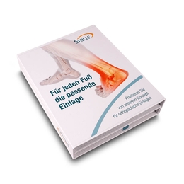 Musterbuch für Schuheinlagen - Druckerei Lindner steht für: Ordner drucken, Ringordner drucken, Ringbücher drucken, Firmenordner drucken