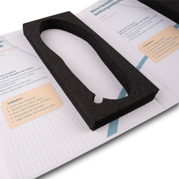 Musterbuch für Schuheinlagen