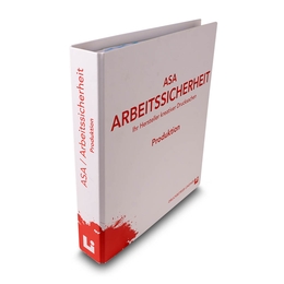 ASA Arbeistsicherheitsordner - Druckerei Lindner steht für: Ordner drucken, Ringordner drucken, Ringbücher drucken, Firmenordner drucken