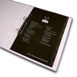 Register 08-fach Objektunterlagen 