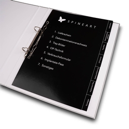 Register 07-fach A4 Medizintechnikunternehmen