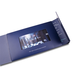 Lamellenkarte mit Automatikklapper Optics - Ob Messeeinladung, Werbebotschaft oder Produkterklärung - Effektkarten für jeden Anlass