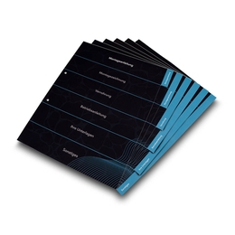 Register 06-fach Pool - Druckerei Lindner steht für: Ordner drucken, Ringordner drucken, Ringbücher drucken, Firmenordner drucken