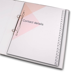 Register 23-fach A4 proDERM