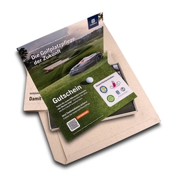 Direct Mailing Golf Lettershop - Kreativ-Printprodukte direkt vom Hersteller