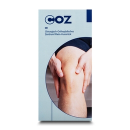 Flyer Chirurgisch-Orthopädisches Zentrum - Ob Messeeinladung, Werbebotschaft oder Produkterklärung - Effektkarten für jeden Anlass