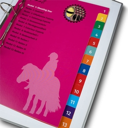 Register 13-fach A5 Horsly Academy Ordner