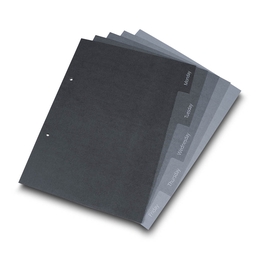 Register 05-fach A5 Schindler Management - Druckerei Lindner steht für: Ordner drucken, Ringordner drucken, Ringbücher drucken, Firmenordner drucken