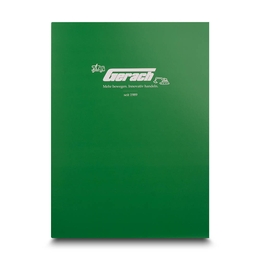 Mappe Baumaschinen Gerach - Drucksachen in Mainz bei Druckerei Lindner drucken lassen 