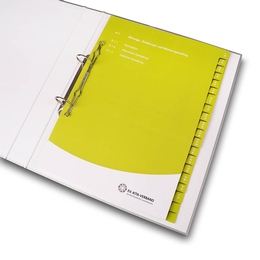 Register 20-fach A4 QM-Ordner