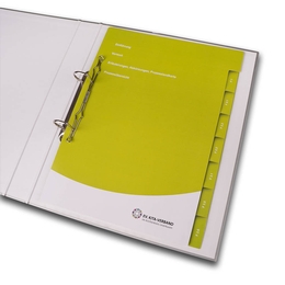 Register 08-fach A4 QM-Ordner