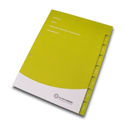 Register 08-fach A4 QM-Ordner