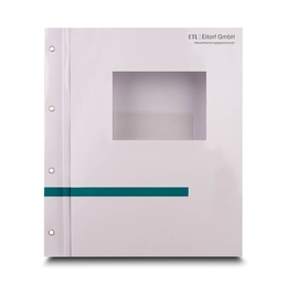 Bilanzmappe Ösenmappe 4-fach - Lindner produzier über 2,5 Mio. Mappen pro Jahr