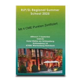 Einladung RLP-SL Regional Summer School 2025 - Neue werbewirksame Drucksachen
