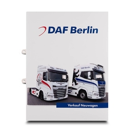 Angebotsmappe DAF Berlin - Lindner produzier über 2,5 Mio. Mappen pro Jahr