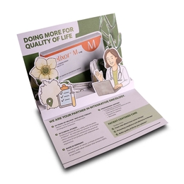 Pop-up Geburtstagskarte Helixor - Aufklappen, umklappen, weiterklappen - Endlosfaltkarten direkt vom Hersteller