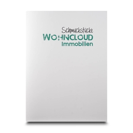 Mappe WOHNCLOUD Schmuckstücke - Bei Druckerei Lindner kann man: Mappen drucken lassen, Präsentationsmappen drucken lassen