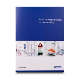 Mappe Mundgesundheit - Bei Druckerei Lindner kann man: Mappen drucken lassen, Präsentationsmappen drucken lassen
