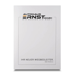 Autohausmappe Wegbegleiter  - Angebotsmappe individuell bedrucken lassen