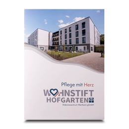 Mappe Wohnstift Hofgarten - Angebotsmappe individuell bedrucken lassen