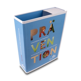 Präventionsmappe A4 Übergröße als Einschubbox - Firmenordner, Register und Einlegeblätter - Gut geordnet, ist halb gewonnen