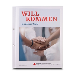 Mappe DRK-Blutspendedienst - Angebotsmappe individuell bedrucken lassen