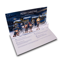 Weihnachtskarte - WILHELM NIEMANN - Drucksachen in Mainz bei Druckerei Lindner drucken lassen 