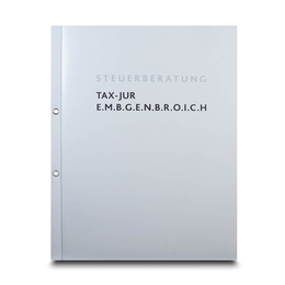 Bilanzmappe Steuerberatung - Mappen direkt vom Hersteller - Premiumdruck aus Deutschland