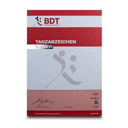 Urkunde Tanzabzeichen Silber - Drucksachen in Mainz bei Druckerei Lindner drucken lassen 