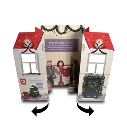 Weihnachtskarte Altarfalz Instagram - Drucksachen in Mainz bei Druckerei Lindner drucken lassen 