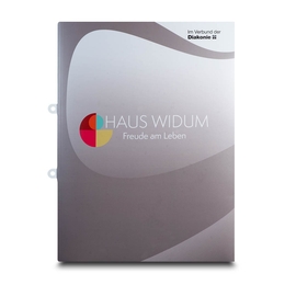 Mappe Diakonie Haus Widum - Drucksachen in Mainz bei Druckerei Lindner drucken lassen 