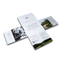 Sternfolder Einladung Kartoffelbraten - Drucksachen in Mainz bei Druckerei Lindner drucken lassen 