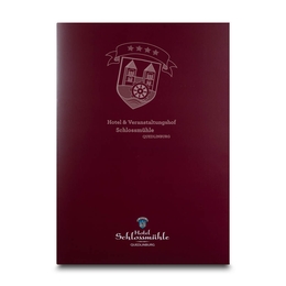 Mappe Schlossmühle - Drucksachen in Mainz bei Druckerei Lindner drucken lassen 