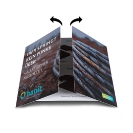 Endloskarte HAHN Kunststoffe - Drucksachen in Mainz bei Druckerei Lindner drucken lassen 