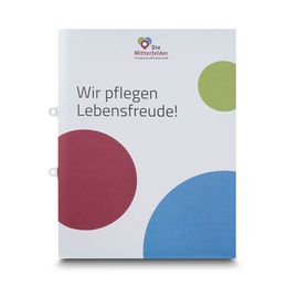 Mappe  Pflegen Bilden Begleiten - Drucksachen in Mainz bei Druckerei Lindner drucken lassen 