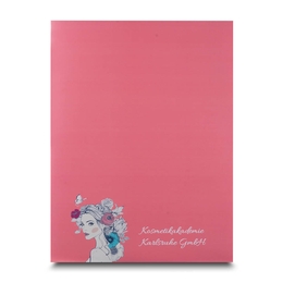 Mappe Kosemtikakademie Karlsruhe - Drucksachen in Mainz bei Druckerei Lindner drucken lassen 