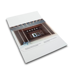 Klappkarte DIN A6 quer mit Aufreißfaden - Drucksachen in Mainz bei Druckerei Lindner drucken lassen 