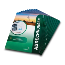 Register 10-fach Projekt Windenergie - Lindner produziert Seminarordner, Ringordner, Hebelordner und Ringbücher