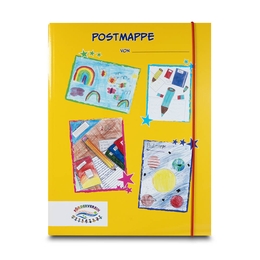 Schulalltag Hausaufgabenmappe A4 mit drei Haltelaschen - Druckerei Lindner steht für: Mappen bedrucken, Präsentationsmappen bedrucken