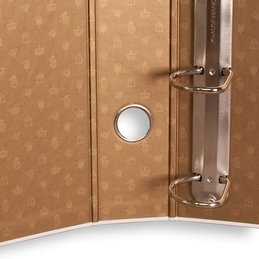 Corporate-Design-Ordner mit 4-Ring Mechanik