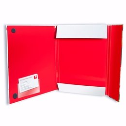 3 Laschenmappen mit Gummizug Hardcover